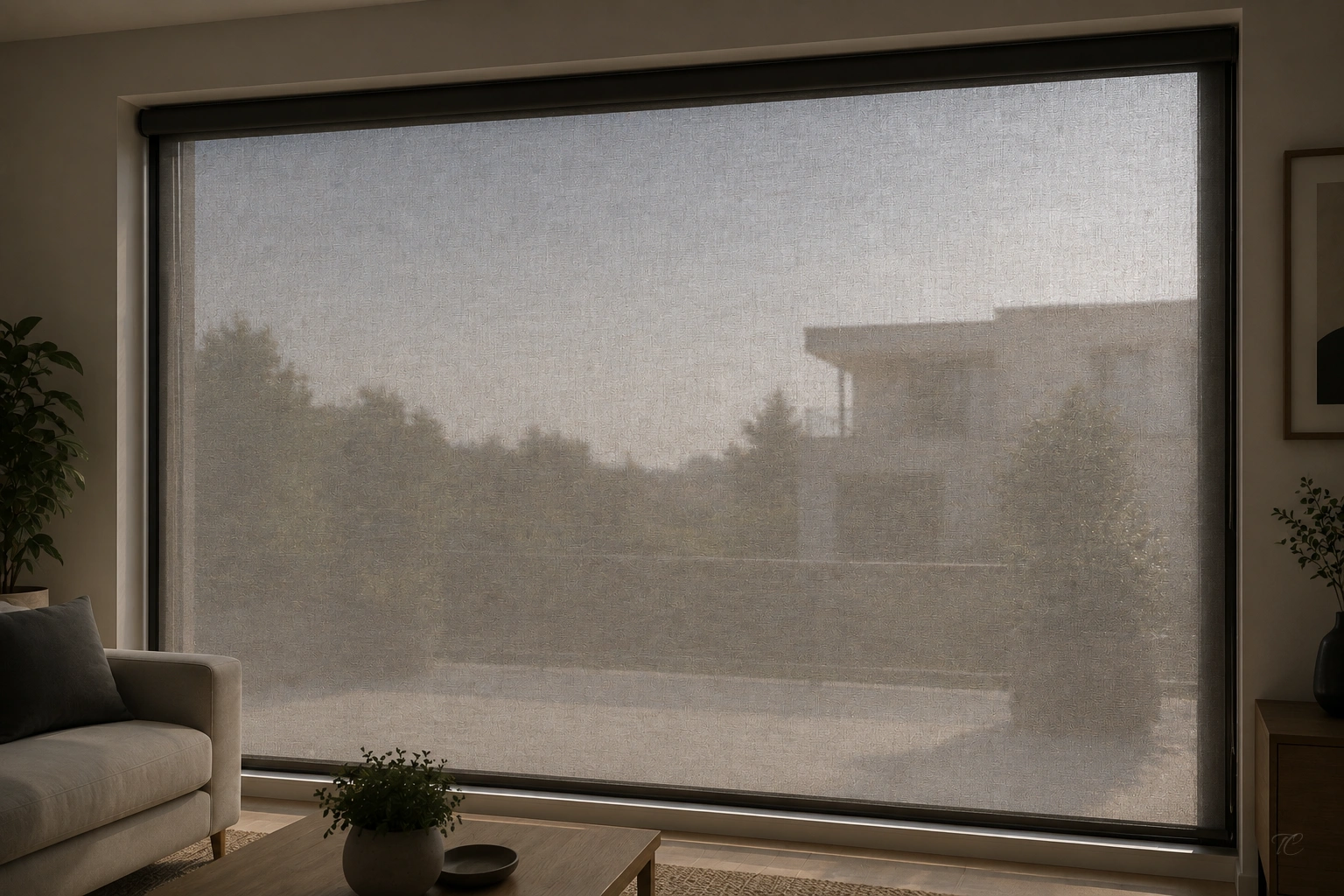 Estor Panama Chrome+ visto desde el interior durante el día
