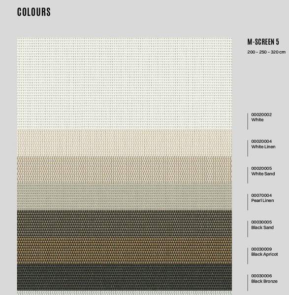 Carta de colores m-screen 1