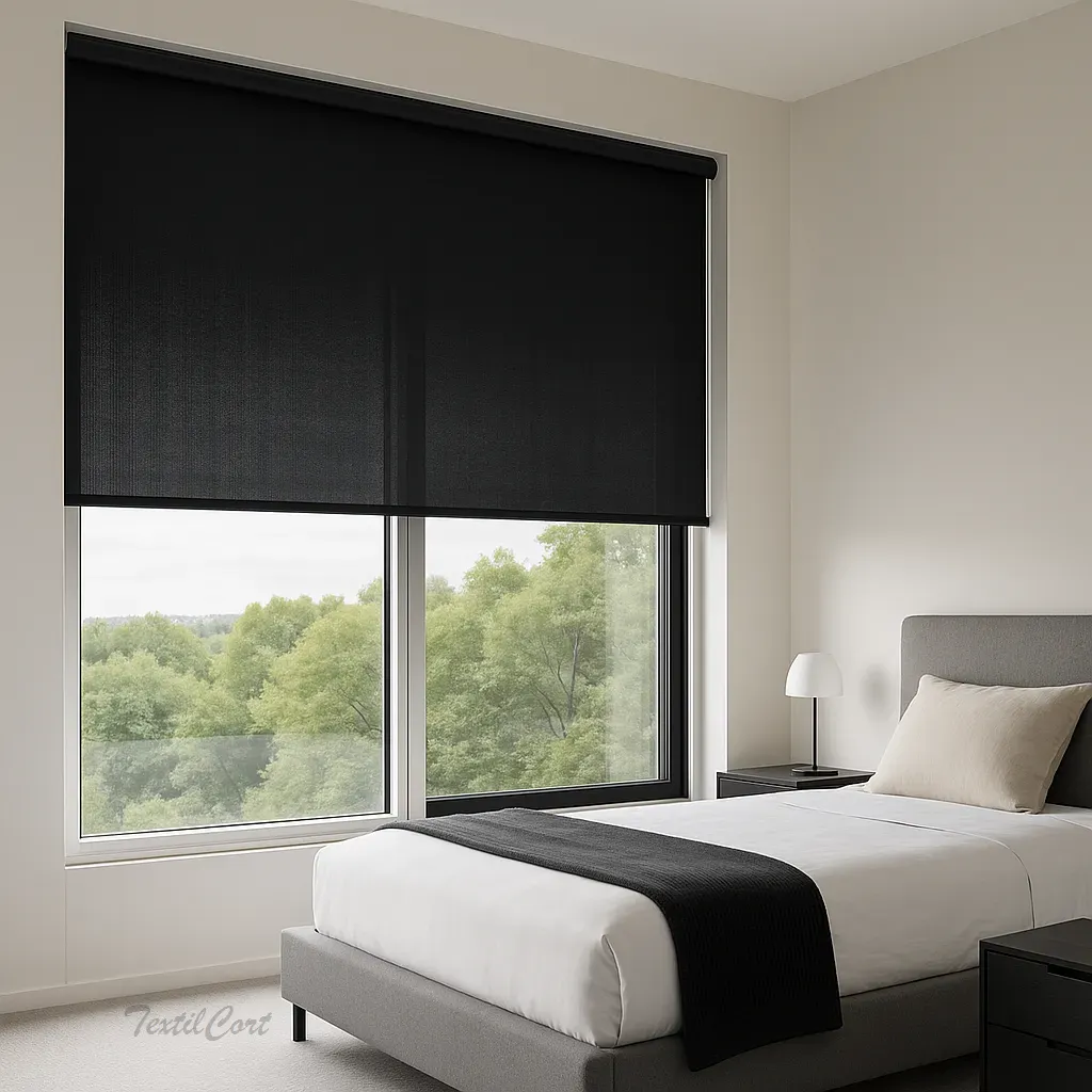 Foto de Enrollable m screen negro dormitorio textilcort TextilCort