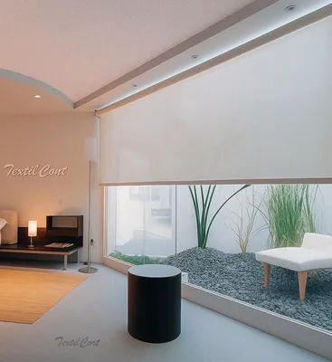 Foto de Enrollable m screen blanco salon textlcort TextilCort
