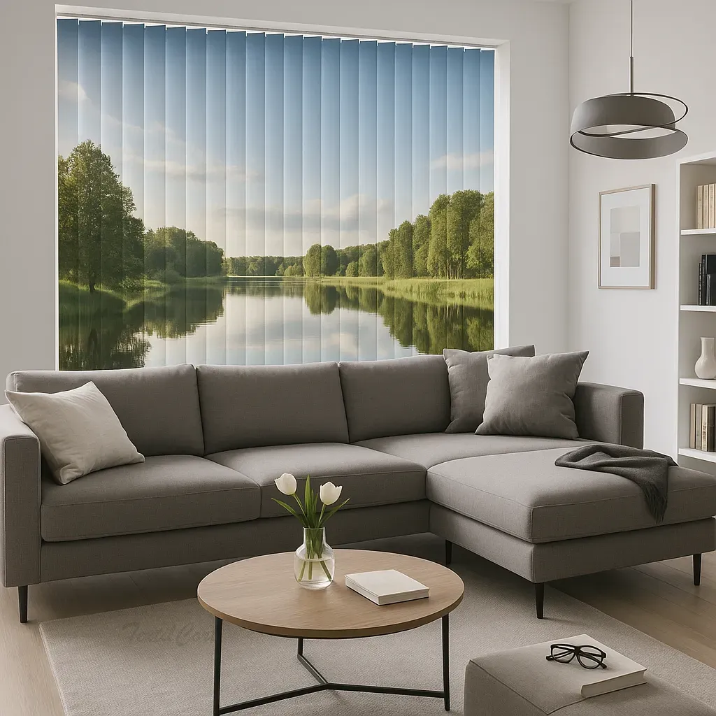 Cortina vertical 29 impresa paisaje relajante