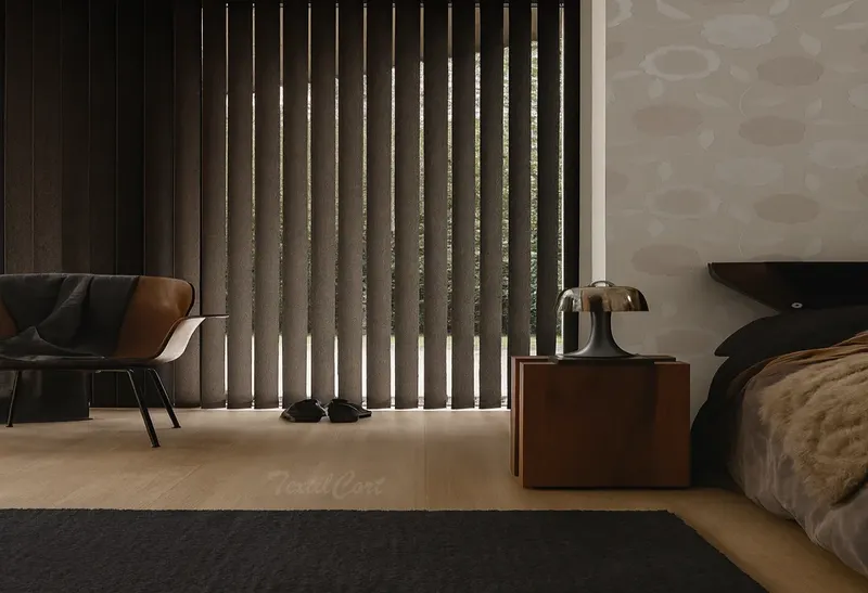 Cortina vertical 15 color dormitorio