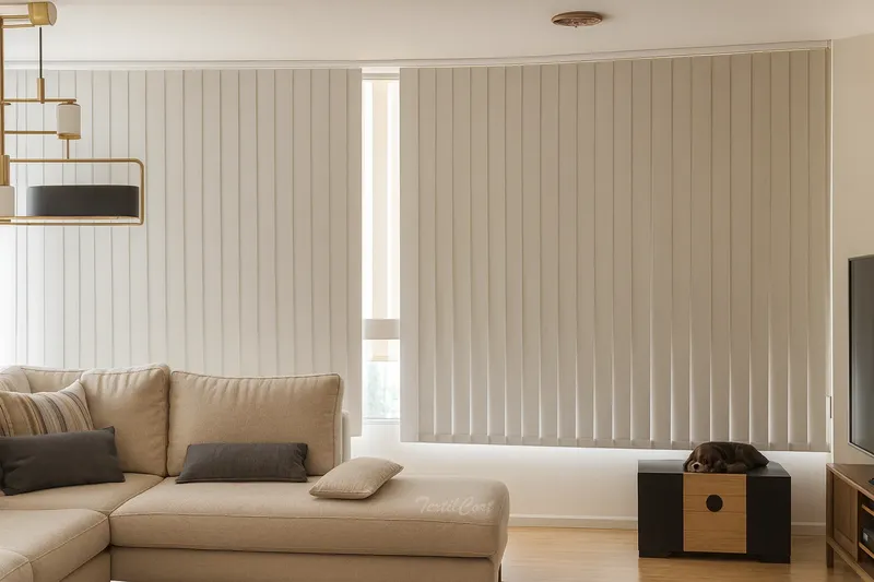 Cortina vertical 5 opaca salon