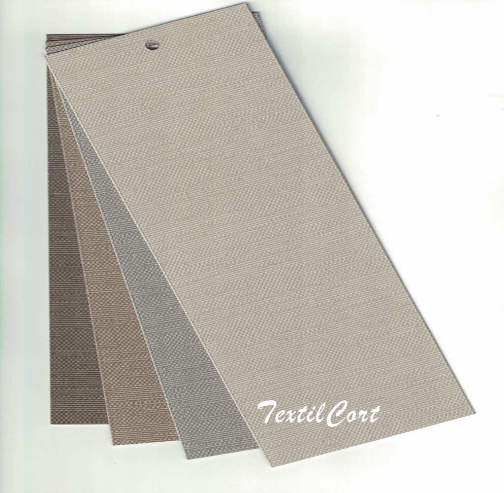 Cortinas verticales pvc TextilCortLamas textil opacas ref:Bef