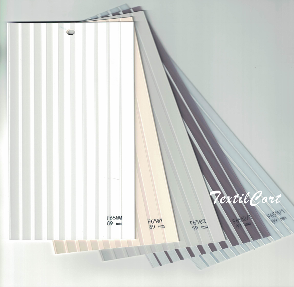 Cortinas verticales pvc TextilCortLamas veta transparencia ref:F6